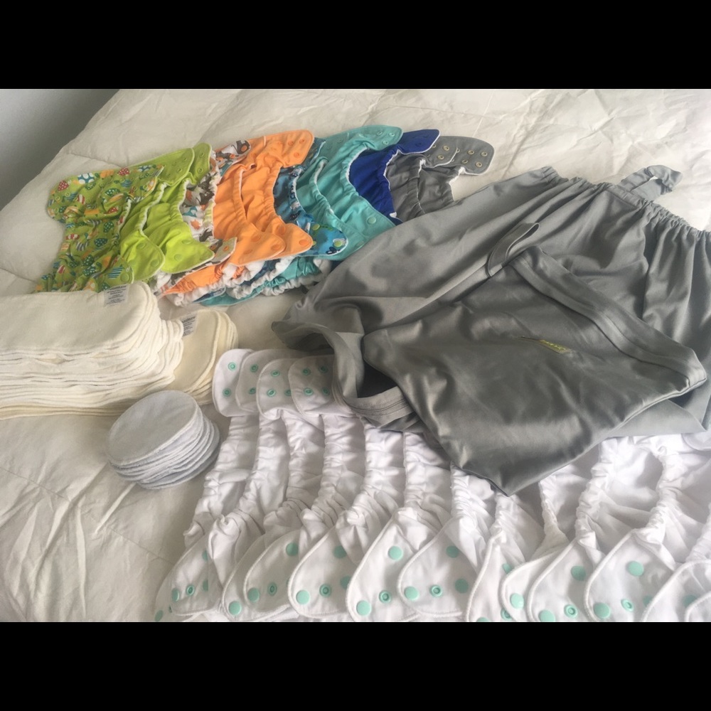 Lot of Fuzzibunz Cloth Diapers